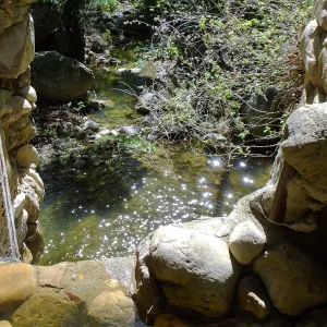 Mission Dam spillway