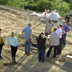 Pritzlaff Conservation Center construction, staff tour
