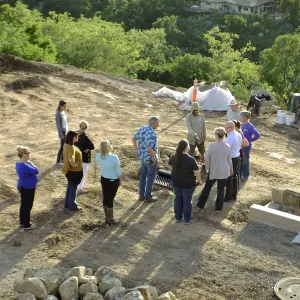 Pritzlaff Conservation Center construction, staff tour