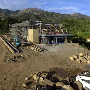 Pritzlaff Conservation Center Construction, Exterior looking northeast