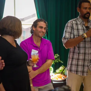 2016 Santa Barbara Beer Garden Event, Zachary Rosen, Jesse Smith, VIP lounge