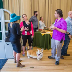 2016 Santa Barbara Beer Garden Event, Sarah Berkus-Gower, Robyn Parker, Zachary Rosen, VIP lounge