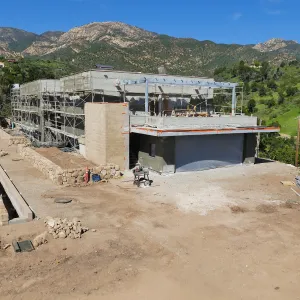 Pritzlaff Conservation Center Construction, Exterior looking northeast
