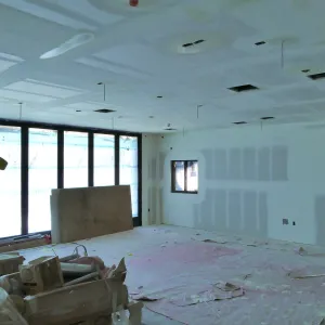 Pritzlaff Conservation Center Construction, Exhibit Room, looking southwest