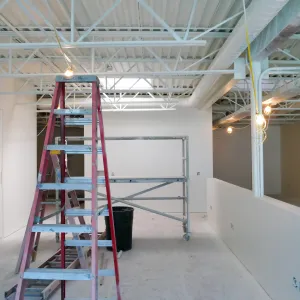 Pritzlaff Conservation Center Construction, looking south across Administrative office area