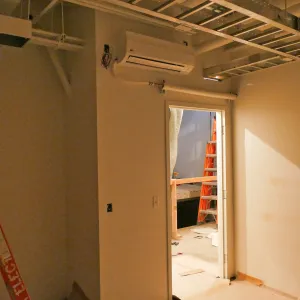 Pritzlaff Conservation Center Construction, looking northeast across IT closet