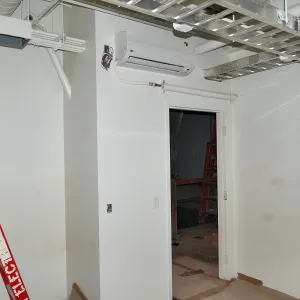 Pritzlaff Conservation Center Construction, looking northeast across IT closet