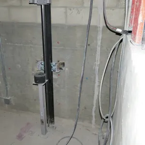 Pritzlaff Conservation Center Construction, elevator pit
