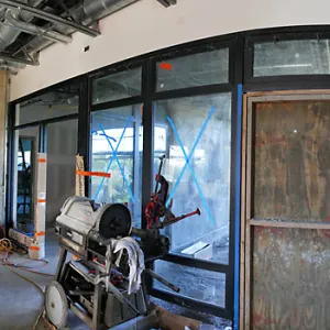Pritzlaff Conservation Center Construction, Panorama of lobby and central hallway