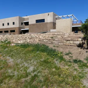 Pritzlaff Conservation Center Construction, west face looking northeast