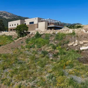 Pritzlaff Conservation Center Construction, Exterior looking northeast