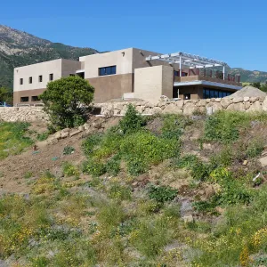 Pritzlaff Conservation Center Construction, Exterior looking northeast