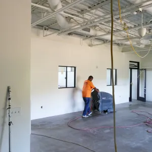 Pritzlaff Conservation Center Construction, looking northwest across Research area