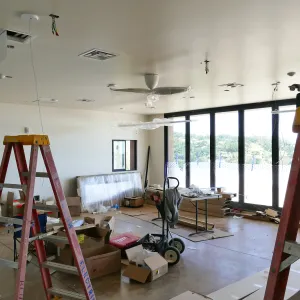 Pritzlaff Conservation Center Construction, Exhibit Room, looking southeast