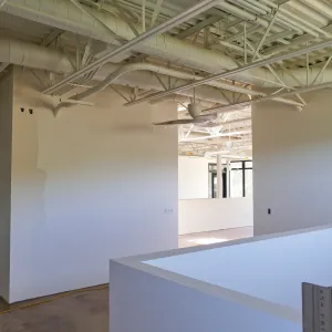 Pritzlaff Conservation Center Construction, looking northwest across Administrative office area