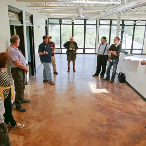Pritzlaff Conservation Center building systems orientation for SBBG staff