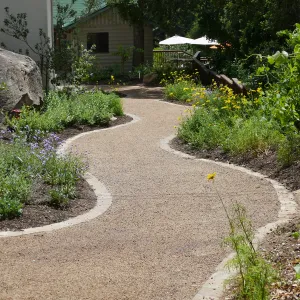 Home Demonstration Garden Renovation, Eco-Pave path west of Herbarium