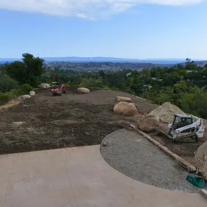Island View Garden Installation, view looking southwest from Pritzlaff Conservation Center Deck