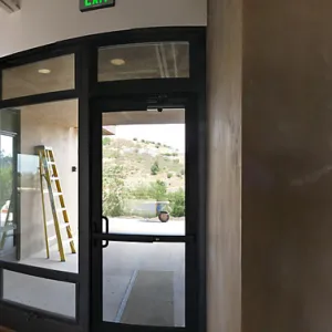 Pritzlaff Conservation Center Construction, Panorama of lobby and central hallway