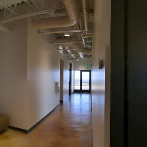 Pritzlaff Conservation Center Construction, panorama from center of second floor