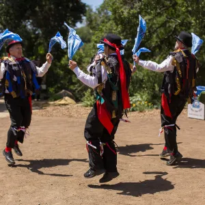 Cultivating the Wild: Native Gardens Tour and 90th Birthday Celebration, Pacific Sword Co. Morris Dancing