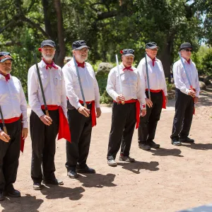 Cultivating the Wild: Native Gardens Tour and 90th Birthday Celebration, Pacific Sword Co. Morris Dancing