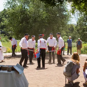 Cultivating the Wild: Native Gardens Tour and 90th Birthday Celebration, Pacific Sword Co. Morris Dancing