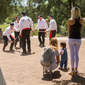 Cultivating the Wild: Native Gardens Tour and 90th Birthday Celebration, Pacific Sword Co. Morris Dancing