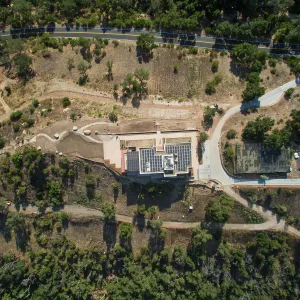 Aerial view of Pritzlaff Conservation Center