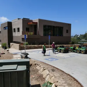 Pritzlaff Conservation Center Construction, exterior looking southwest