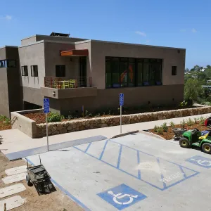 Pritzlaff Conservation Center Construction, exterior looking southwest