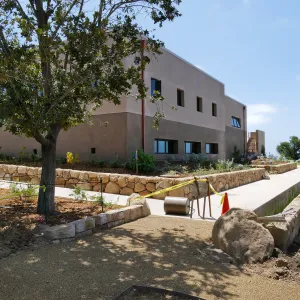 Pritzlaff Conservation Center Construction, Exterior looking southeast