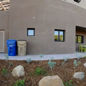 Pritzlaff Conservation Center Construction, panorama of east side
