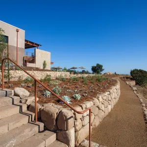 Pritzlaff Conservation Center exterior and west side landscaping