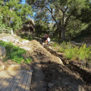 Sewer line installation in Arroyo