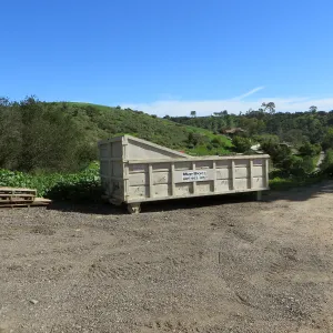Upper parking lot during construction