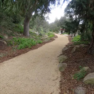 New gravel on main path in Arroyo