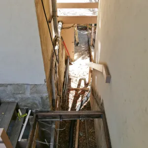 Herbarium steps removed for fumigation