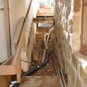 Herbarium steps removed for fumigation