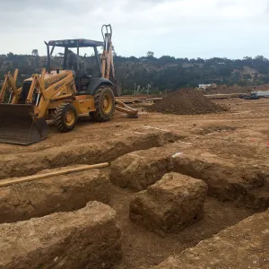Footings at the Pritzlaff Conservation Center