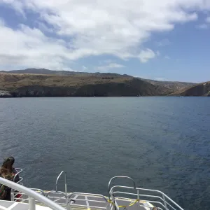 Santa Cruz Island Trip, from the boat