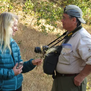 Santa Cruz Island Trip, Chuck Rennie and Diana Blanchard