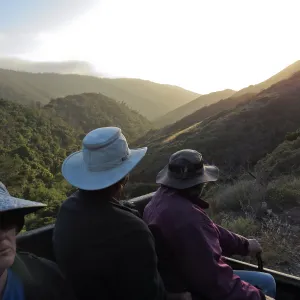 Santa Cruz Island Trip, sunset in the canyon
