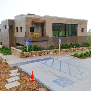 Pritzlaff Conservation Center exterior looking southwest