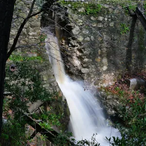 Mission Dam waterfall