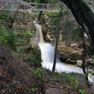 Mission Dam waterfall
