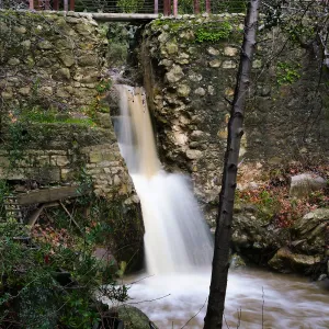 Mission Dam waterfall