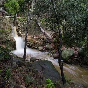 Mission Dam waterfall