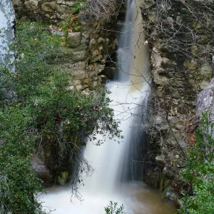 Mission Dam waterfall