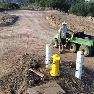 Upper parking lot construction